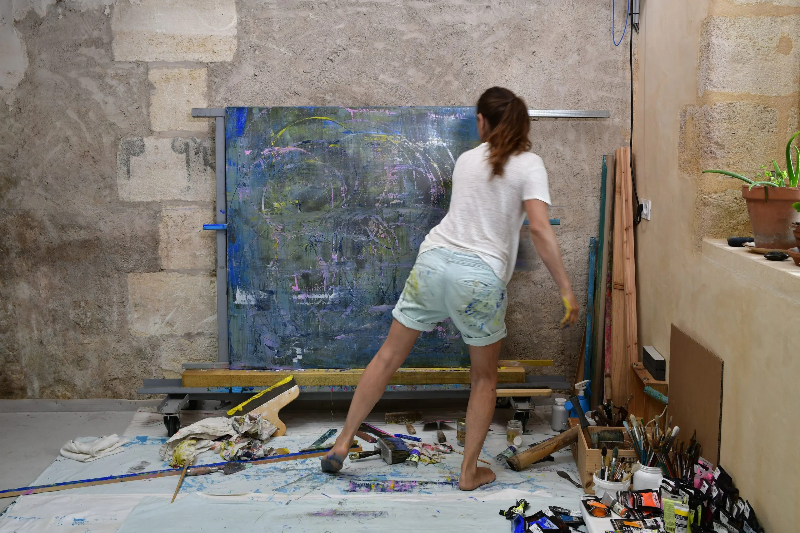 Geometry of the Song of the Bees — in progress, in the studio